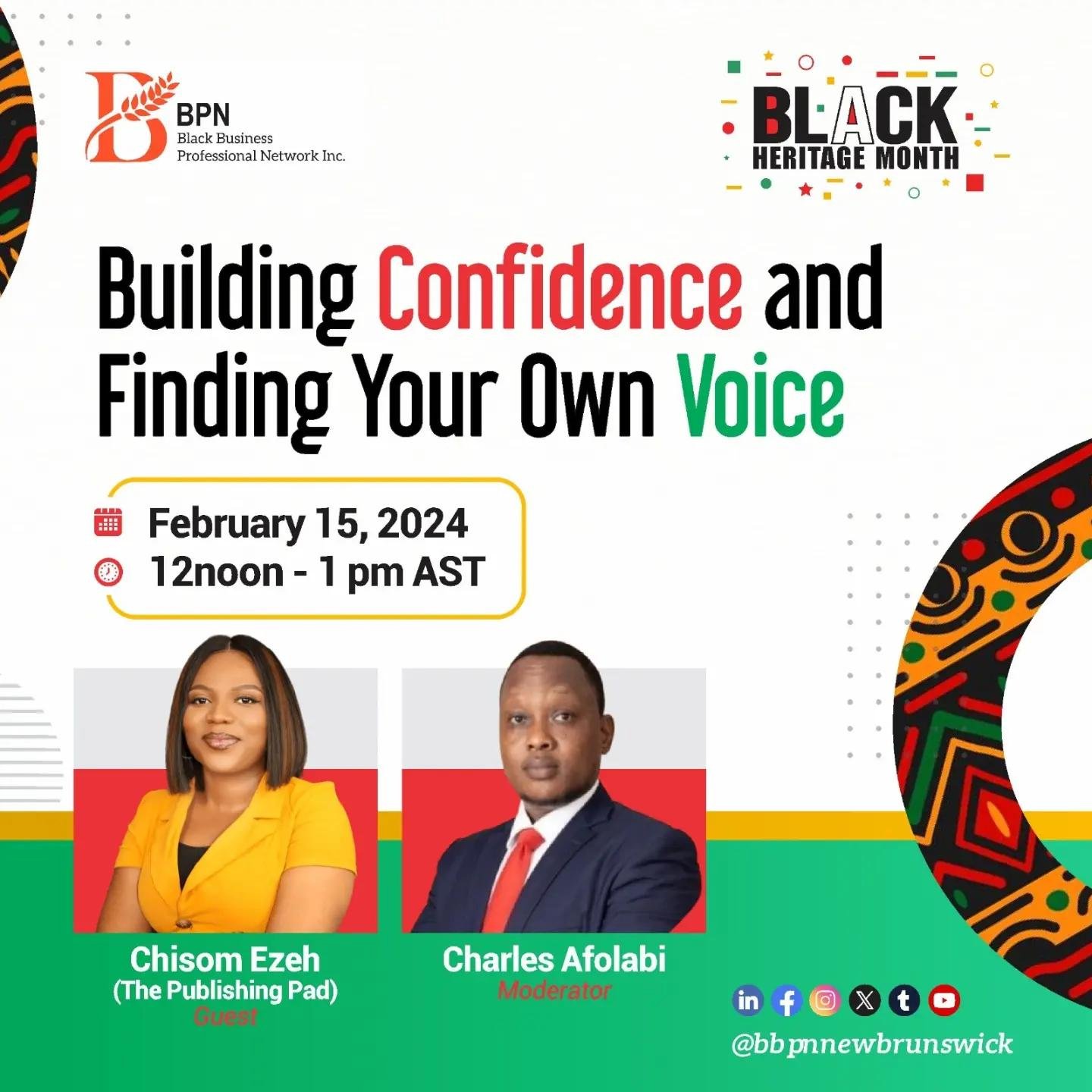 Lunch Series: Building Confidence and Finding Your Voice